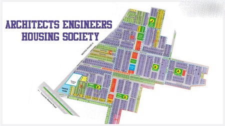 Architects Engineers Housing Society Lahore - Master Plan